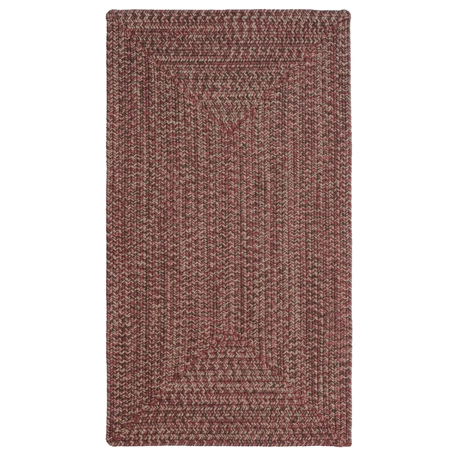Plow & Hearth Area Rugs>Rectangle Pine Creek Braided Rug, 7' x 9'