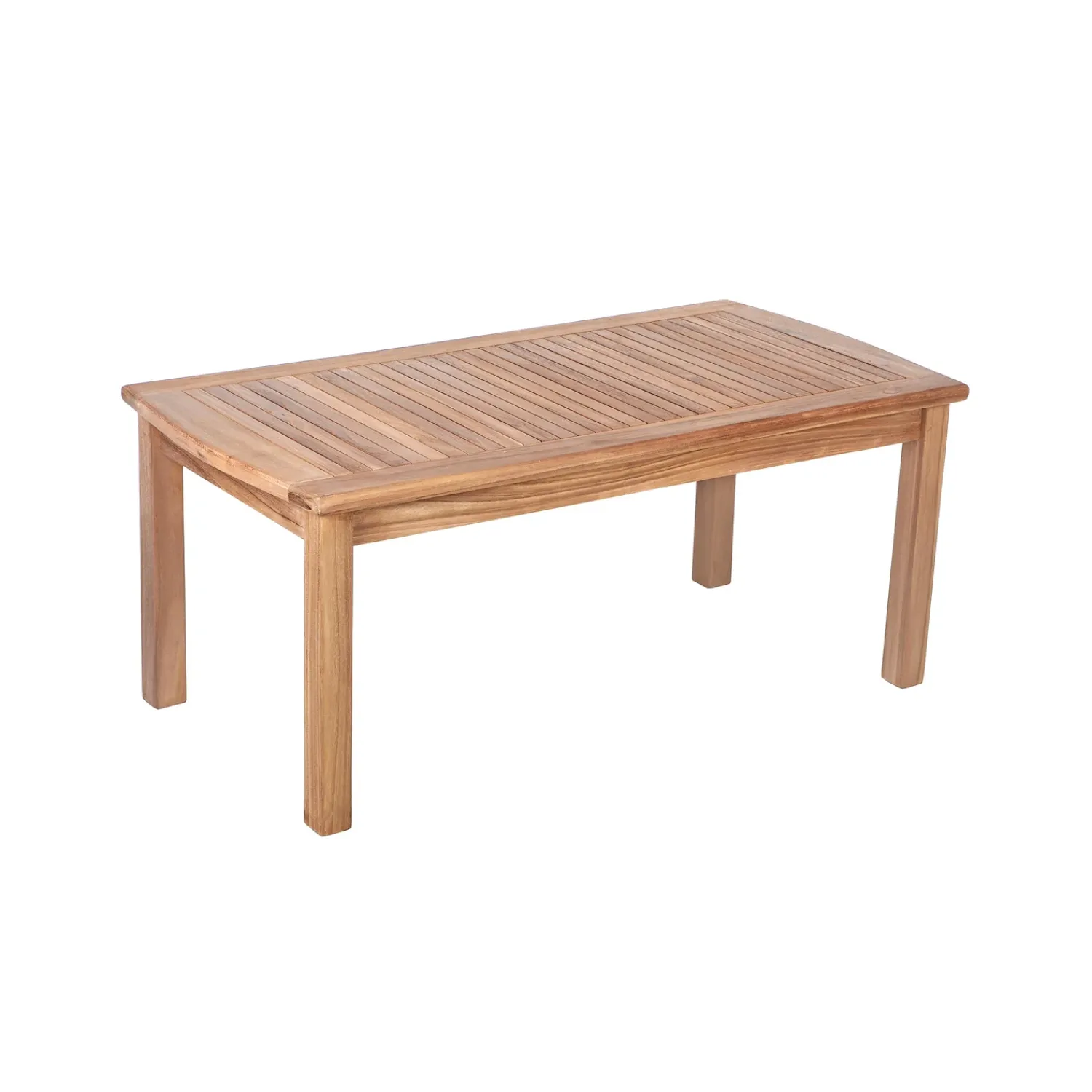 Plow & Hearth Outdoor Dining Sets|Outdoor Side Tables>Rectangular Teak Coffee Table