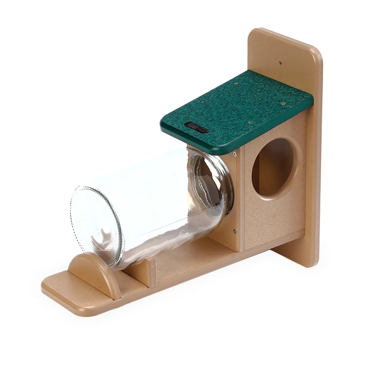Plow & Hearth Bird Feeders|Wildlife Housing>Recycled Plastic Corn Jar Squirrel Feeder