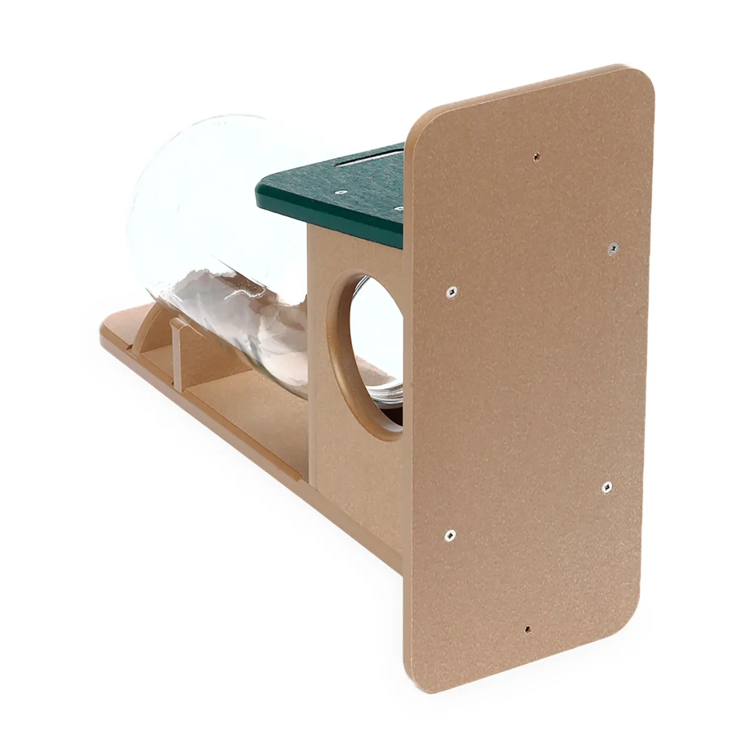Plow & Hearth Bird Feeders|Wildlife Housing>Recycled Plastic Corn Jar Squirrel Feeder