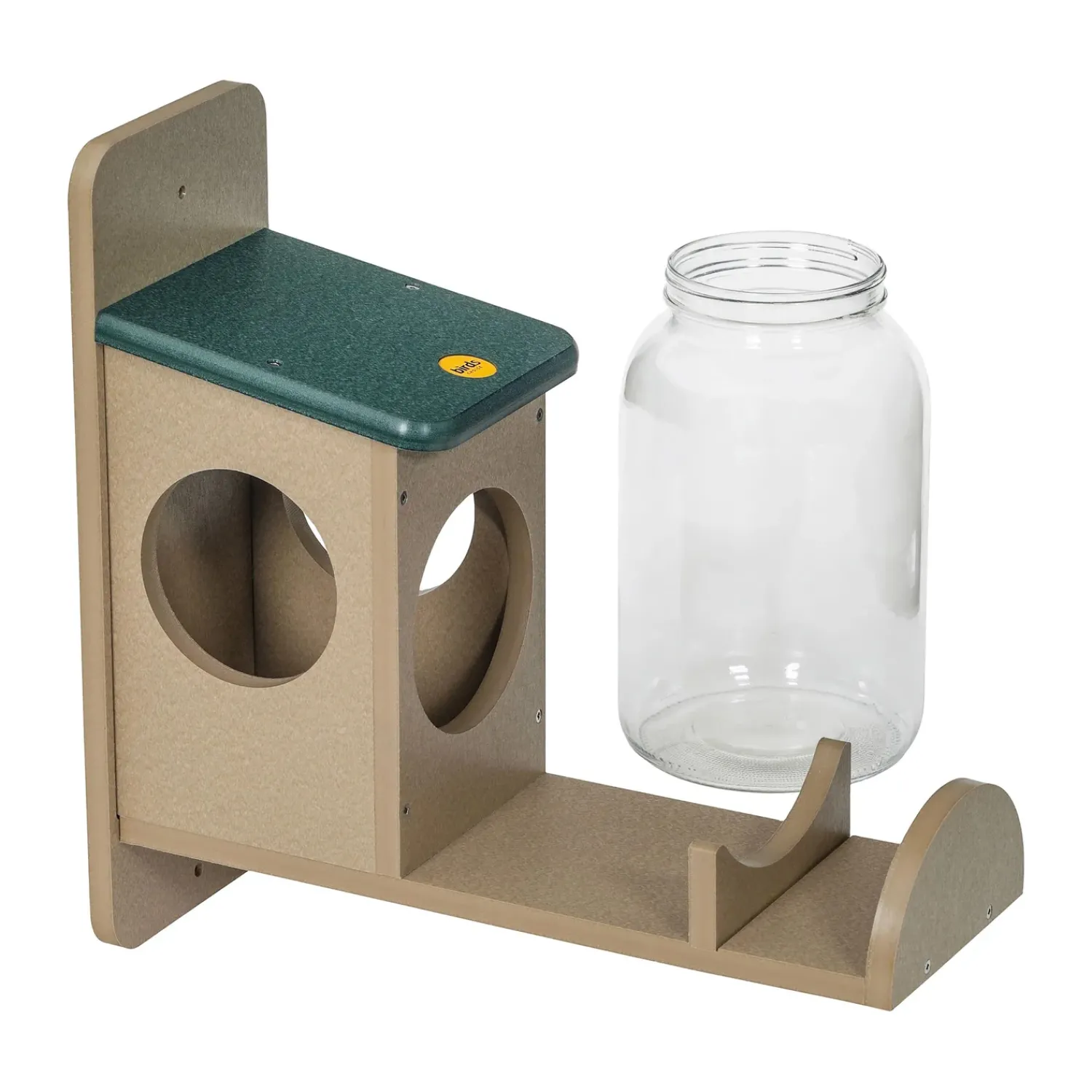 Plow & Hearth Bird Feeders|Wildlife Housing>Recycled Plastic Corn Jar Squirrel Feeder