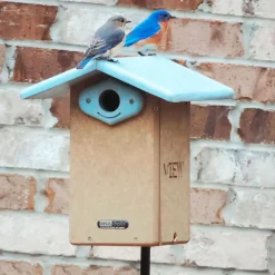 Plow & Hearth Birdhouses>Recycled Poly-Lumber Ultimate Bluebird House