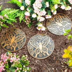 Plow & Hearth Pathways & Stepping Stones>Recycled Rubber Stepping Stones, Set of 3