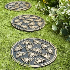 Plow & Hearth Pathways & Stepping Stones>Recycled Rubber Stepping Stones, Set of 3