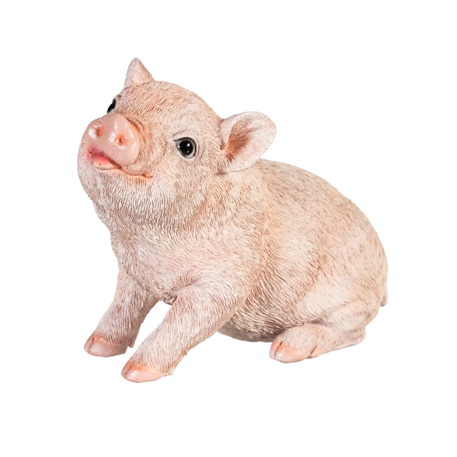 Plow & Hearth Garden Statues>Resin Happy Pig Statue, 5"H