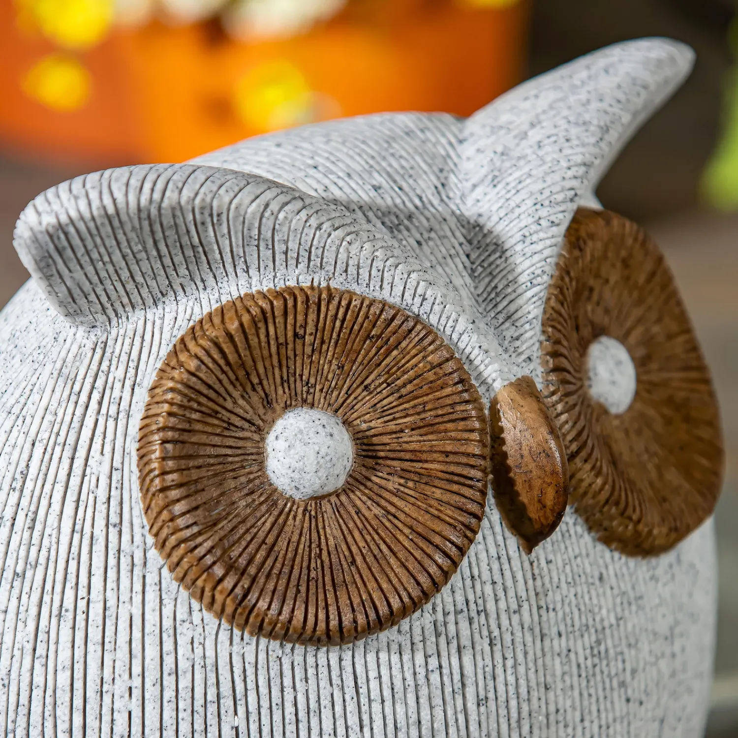 Plow & Hearth Garden Statues>Resin Stone Like Owl Statue, 11"H