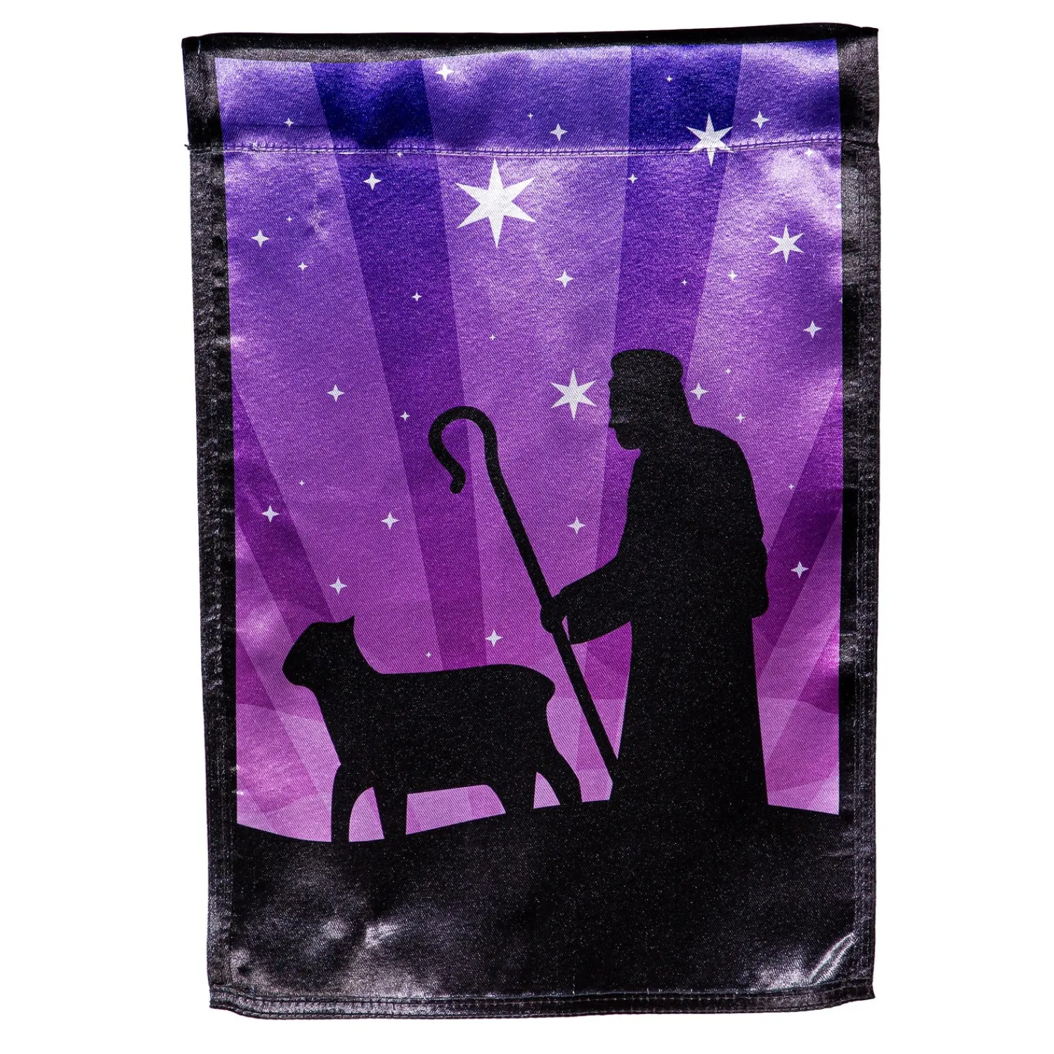 Plow & Hearth Garden Flags>Reversible Nativity Lustre Garden Flag