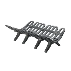 Plow & Hearth Fireplace Grates & Firebacks>Sampson Fireplace Grate, 26"W