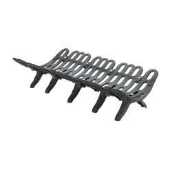 Plow & Hearth Fireplace Grates & Firebacks>Sampson Fireplace Grate, 33"W