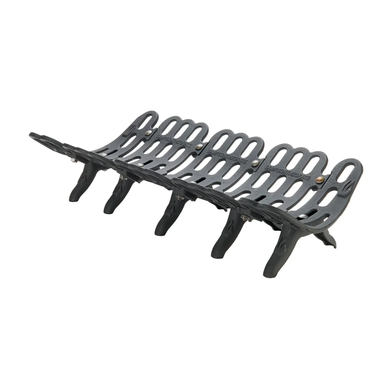 Plow & Hearth Fireplace Grates & Firebacks>Sampson Fireplace Grate, 33"W