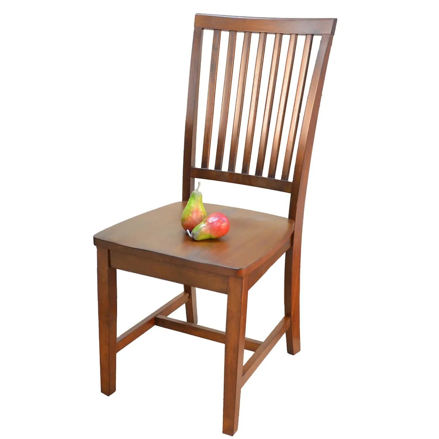Plow & Hearth Chairs & Rockers|Rockers & Gliders>Schoolhouse Antiqued Hardwood Slat Back Chair