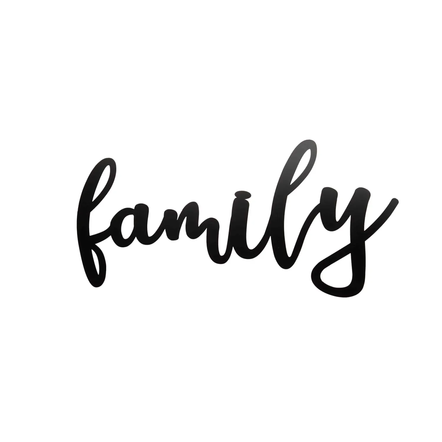 Plow & Hearth Wall Art>Script-Style Family Sign