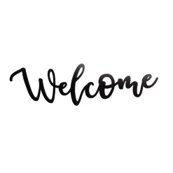 Plow & Hearth Wall Art>Script-Style Welcome Sign