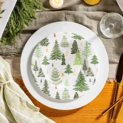 Plow & Hearth Plates & Platters>Shades of Green Plate Melamine Salad Plate, 8.5"