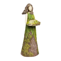 Plow & Hearth Garden Statues|Bird Feeders>Sherwood "Fern" Statuary/Bird Feeder