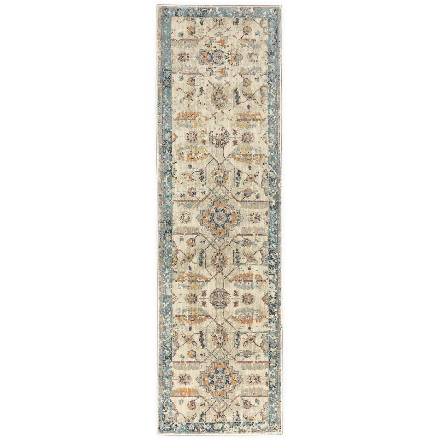 Plow & Hearth Area Rugs>Silver City Heritage Polypropylene Runner, 2' x 8'