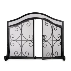 Plow & Hearth Fireplace Screens With Doors><noscript><img width=