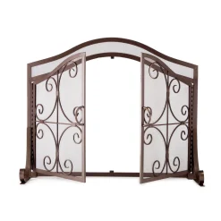 Plow & Hearth Fireplace Screens With Doors><noscript><img width=