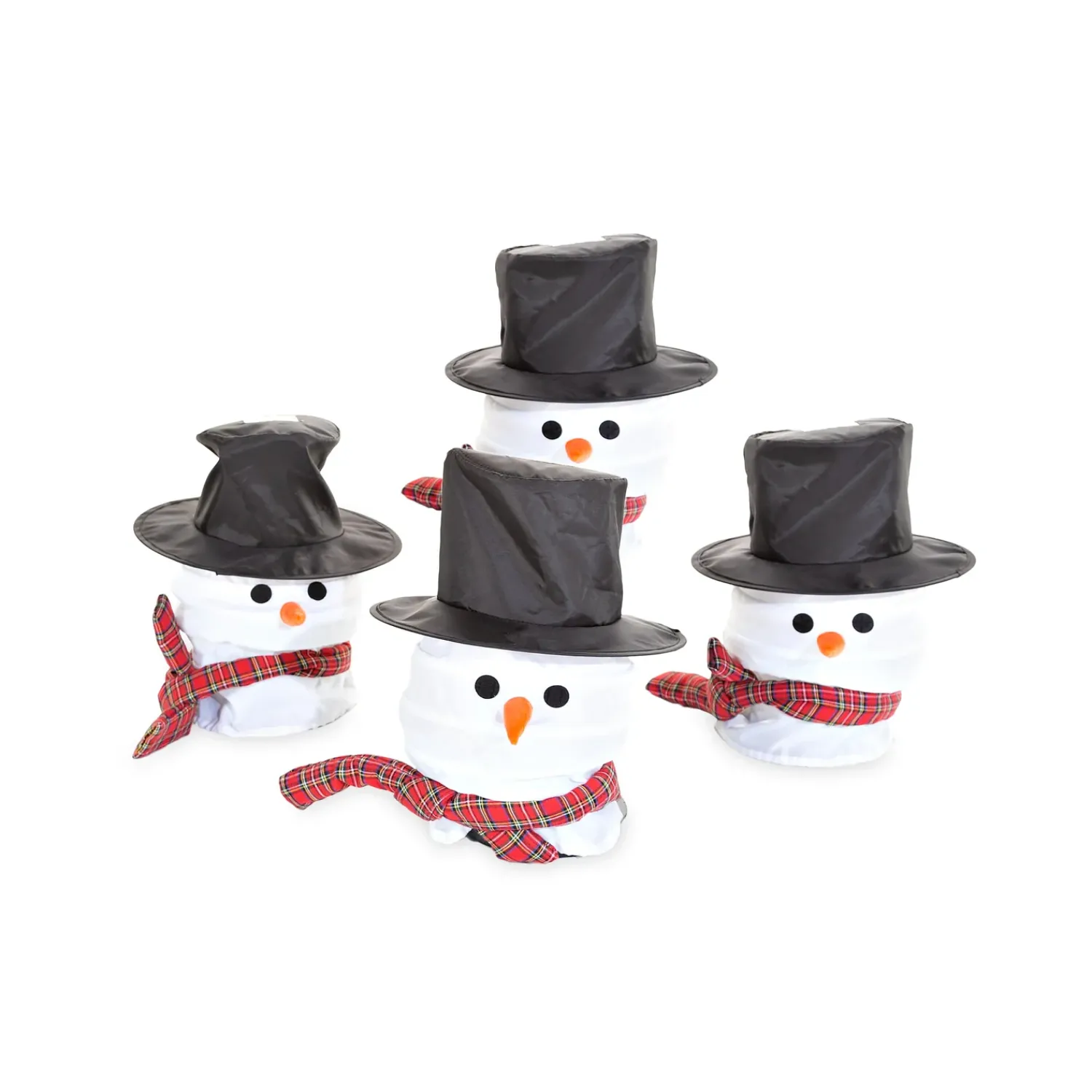 Plow & Hearth Garden Path Lighting>Snowman Path Light Covers, Set of 4