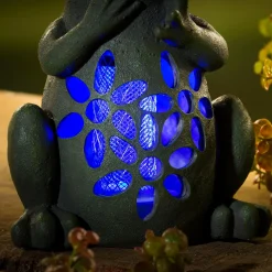 Plow & Hearth Garden Statues|Solar Accents>Solar Bug Zapper Garden Statue