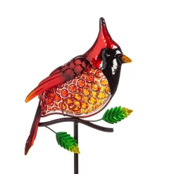 Plow & Hearth Garden Stakes|Solar Accents>Solar Garden Stake, Cardinal