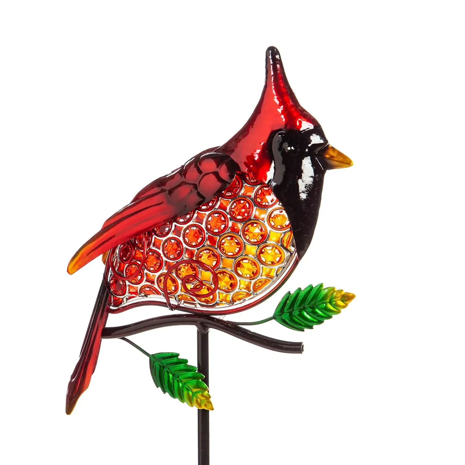 Plow & Hearth Garden Stakes|Solar Accents>Solar Garden Stake, Cardinal