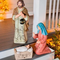 Plow & Hearth Garden Statues|Solar Accents>Solar Nativity Garden Statues, Set of 3