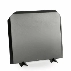Plow & Hearth Fireplace Grates & Firebacks>Stainless Steel Fireplace Fireback with Black Finish, 16"