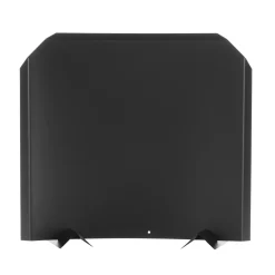 Plow & Hearth Fireplace Grates & Firebacks>Stainless Steel Fireplace Fireback with Black Finish, 16"