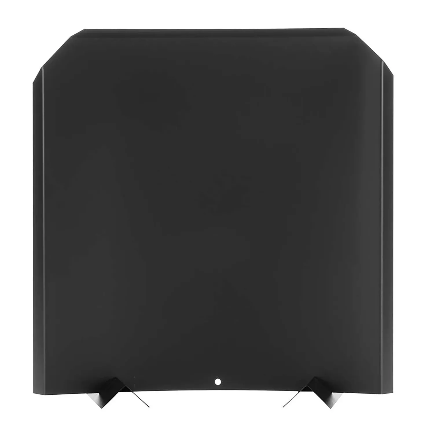 Plow & Hearth Fireplace Grates & Firebacks>Stainless Steel Fireplace Fireback with Black Finish, 20"