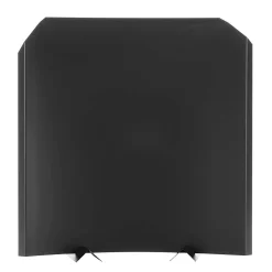 Plow & Hearth Fireplace Grates & Firebacks>Stainless Steel Fireplace Fireback with Black Finish, 24"