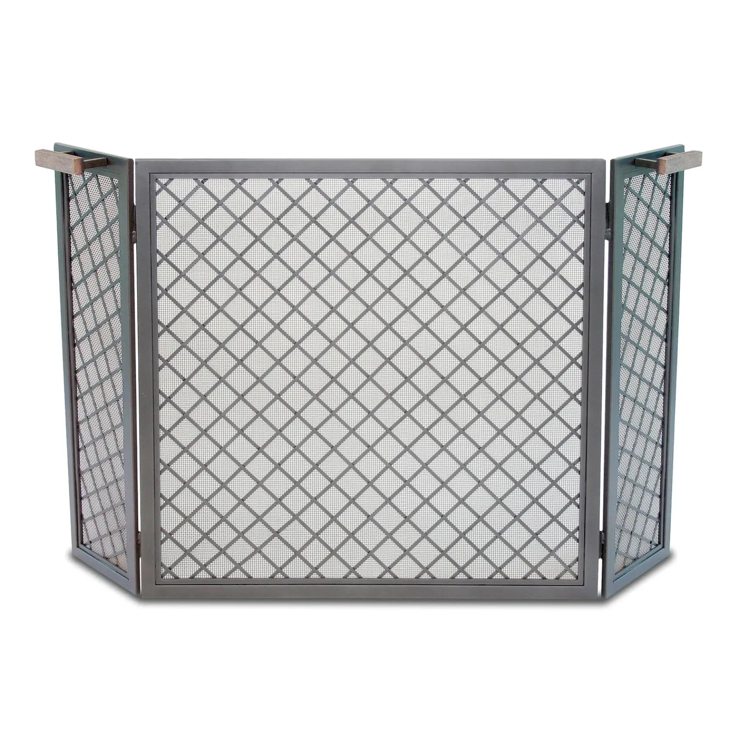 Plow & Hearth Tri-Panel Fireplace Screens>Stanton Tri-Panel Fireplace Screen Iron