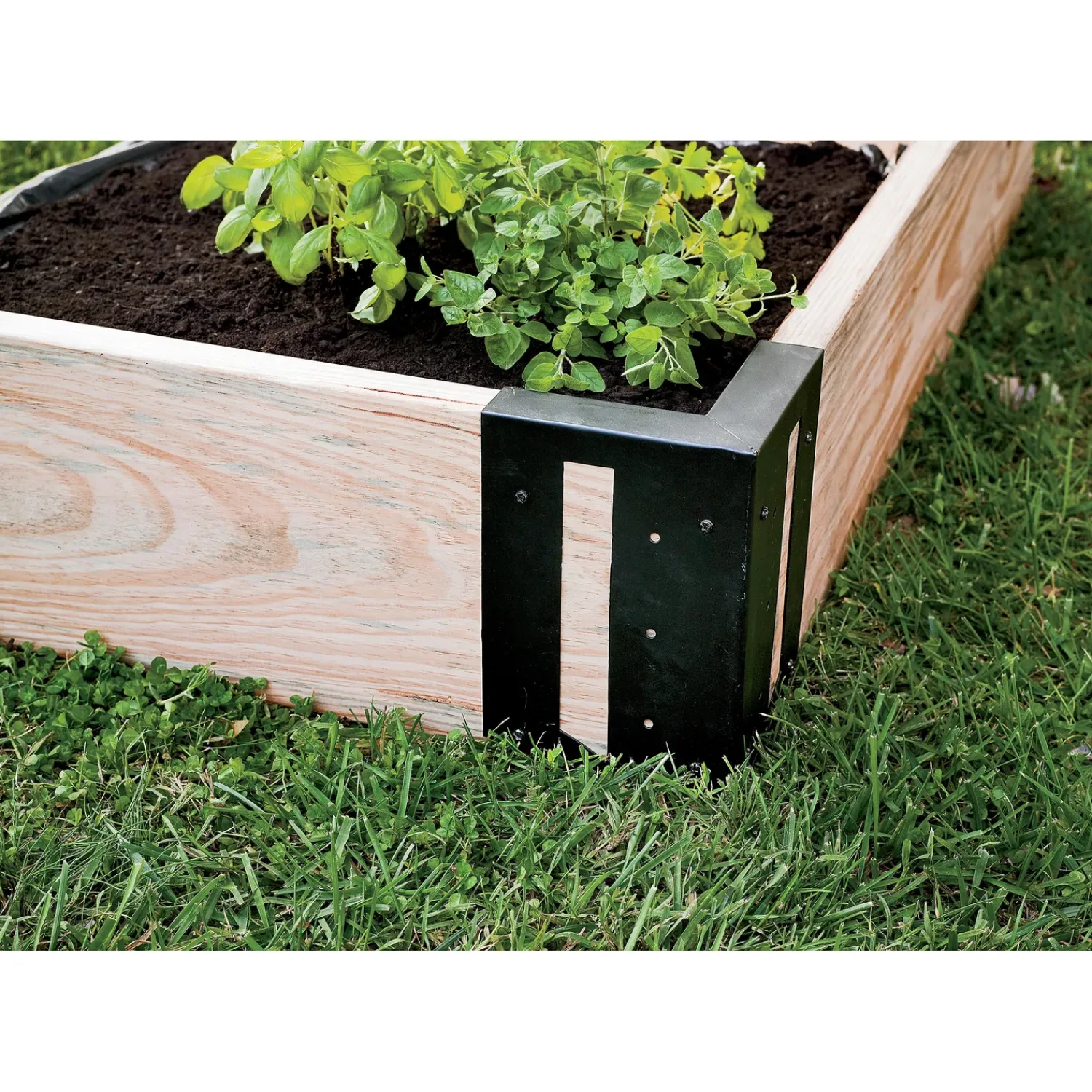 Plow & Hearth Garden Tools & Supplies>Steel Raised Bed Corner Brackets, Set of 4