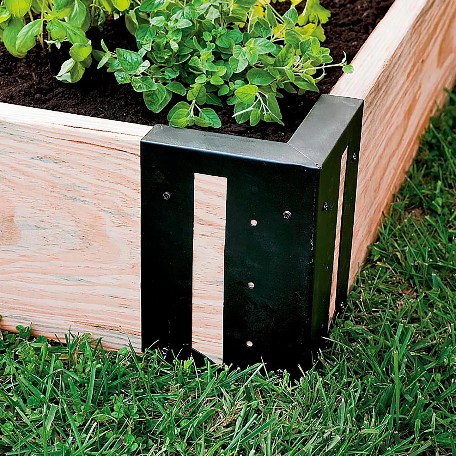 Plow & Hearth Garden Tools & Supplies>Steel Raised Bed Corner Brackets, Set of 4