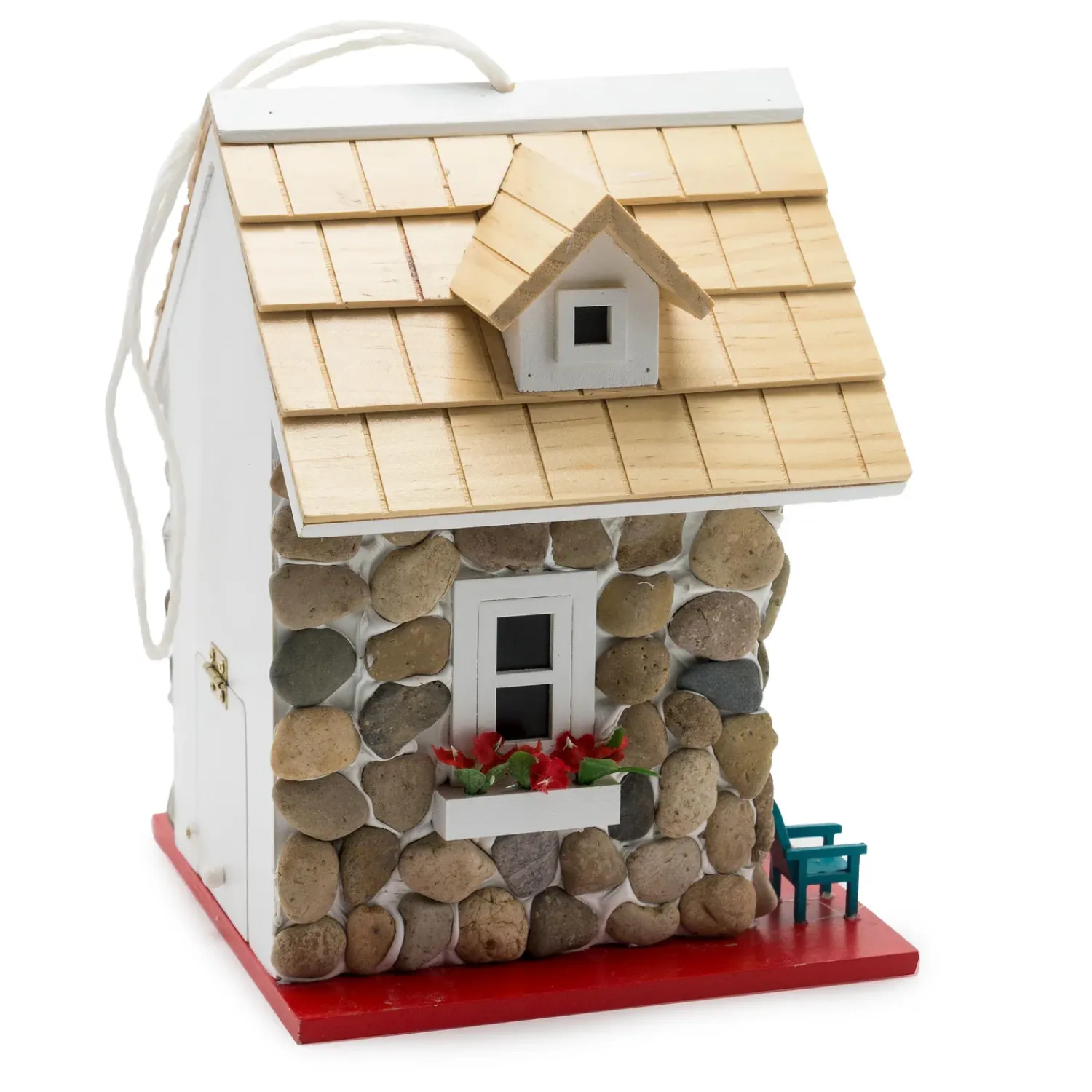 Plow & Hearth Birdhouses>Stone Cottage Birdhouse