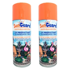 Plow & Hearth Wind Spinners|Garden Statues>SunGuard UV Protectant Spray for Outdoor Decor, 2-Pack