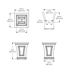 Plow & Hearth Planters & Plant Stands><noscript><img width=
