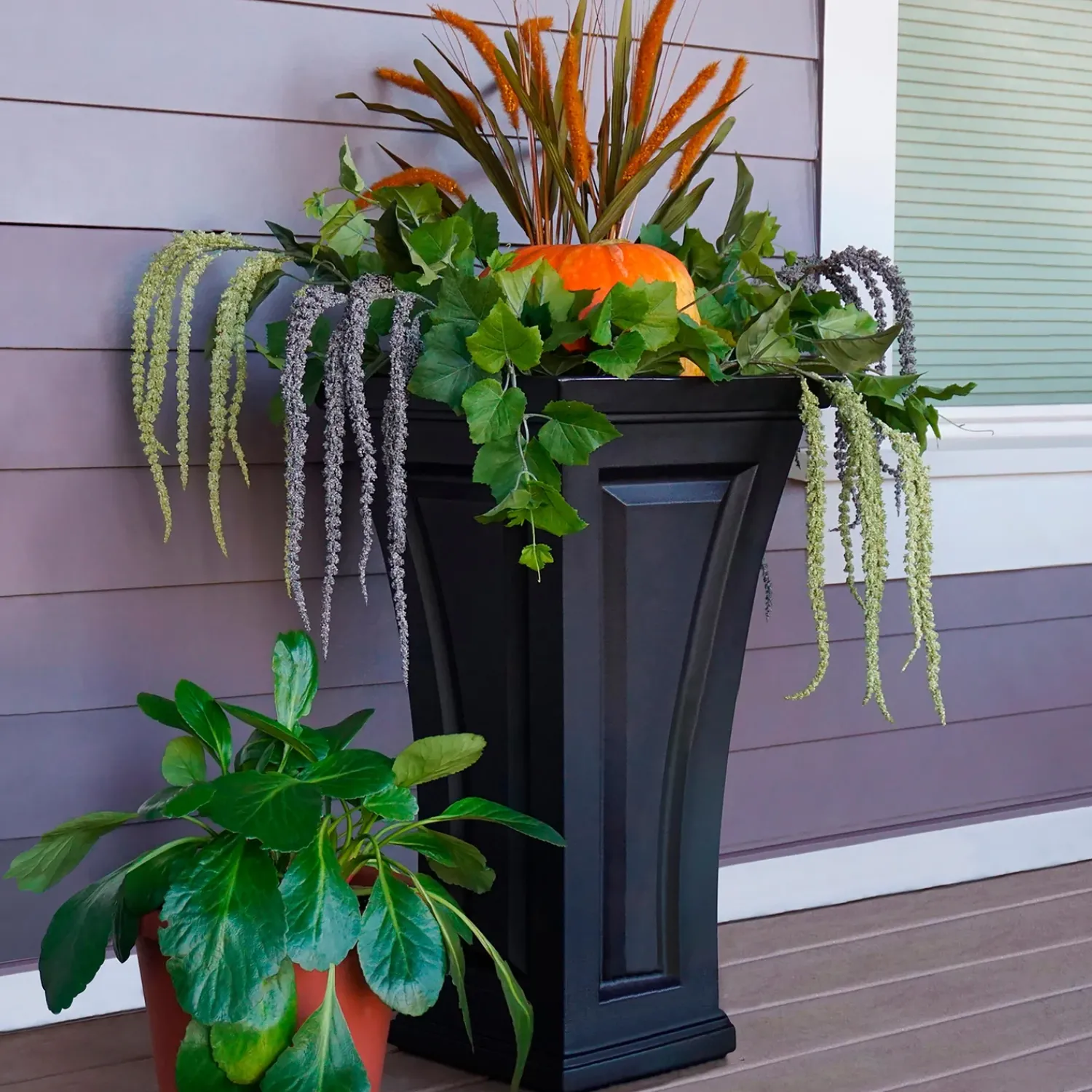Plow & Hearth Planters & Plant Stands>Surfside Tall Self-Watering Planter, 28"H