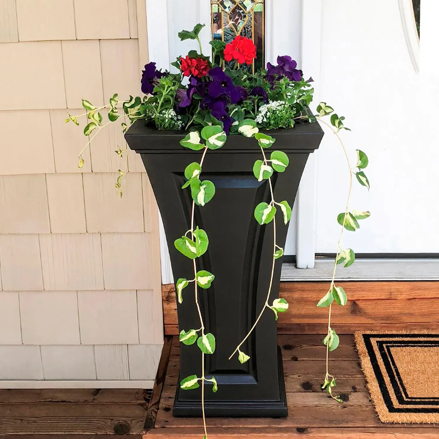 Plow & Hearth Planters & Plant Stands>Surfside Tall Self-Watering Planter, 28"H