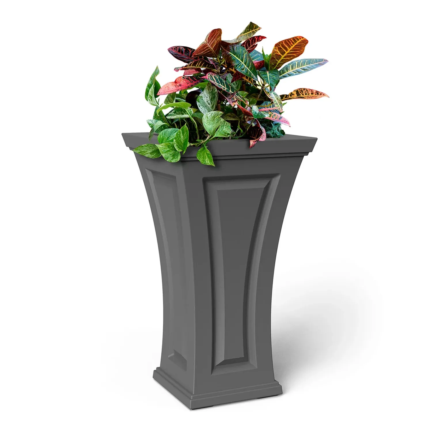 Plow & Hearth Planters & Plant Stands>Surfside Tall Self-Watering Planter, 28"H