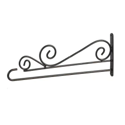 Plow & Hearth Flag Accessories>Swirl Wall-Mount Garden Flag Hanger