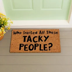 Plow & Hearth Coir Mats>Tacky People Coir Mat