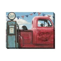 Plow & Hearth Outdoor Wall Art|Wall Art>Take A Ride Indoor/Outdoor Canvas Wall Art