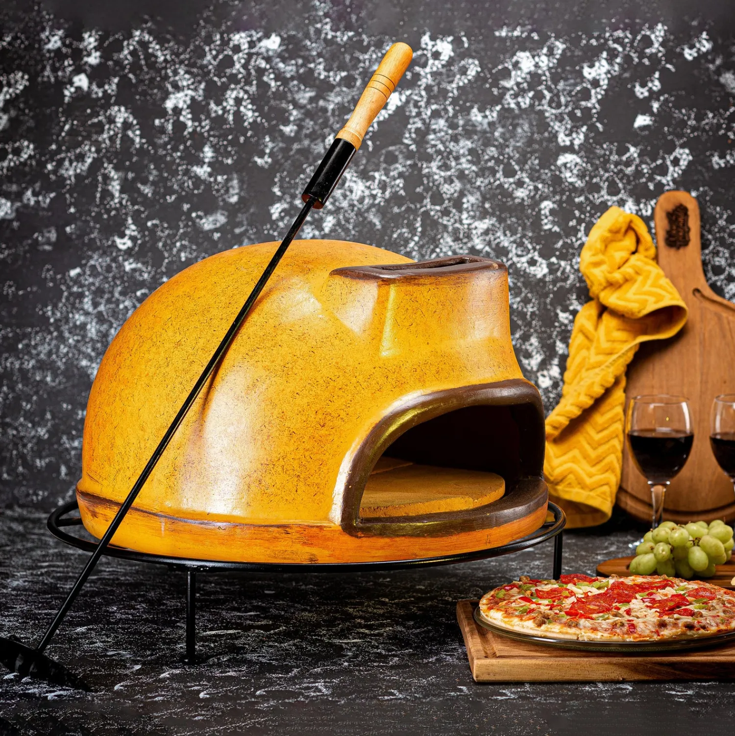 Plow & Hearth Pizza Ovens>Talavera Florencia Pizza Oven