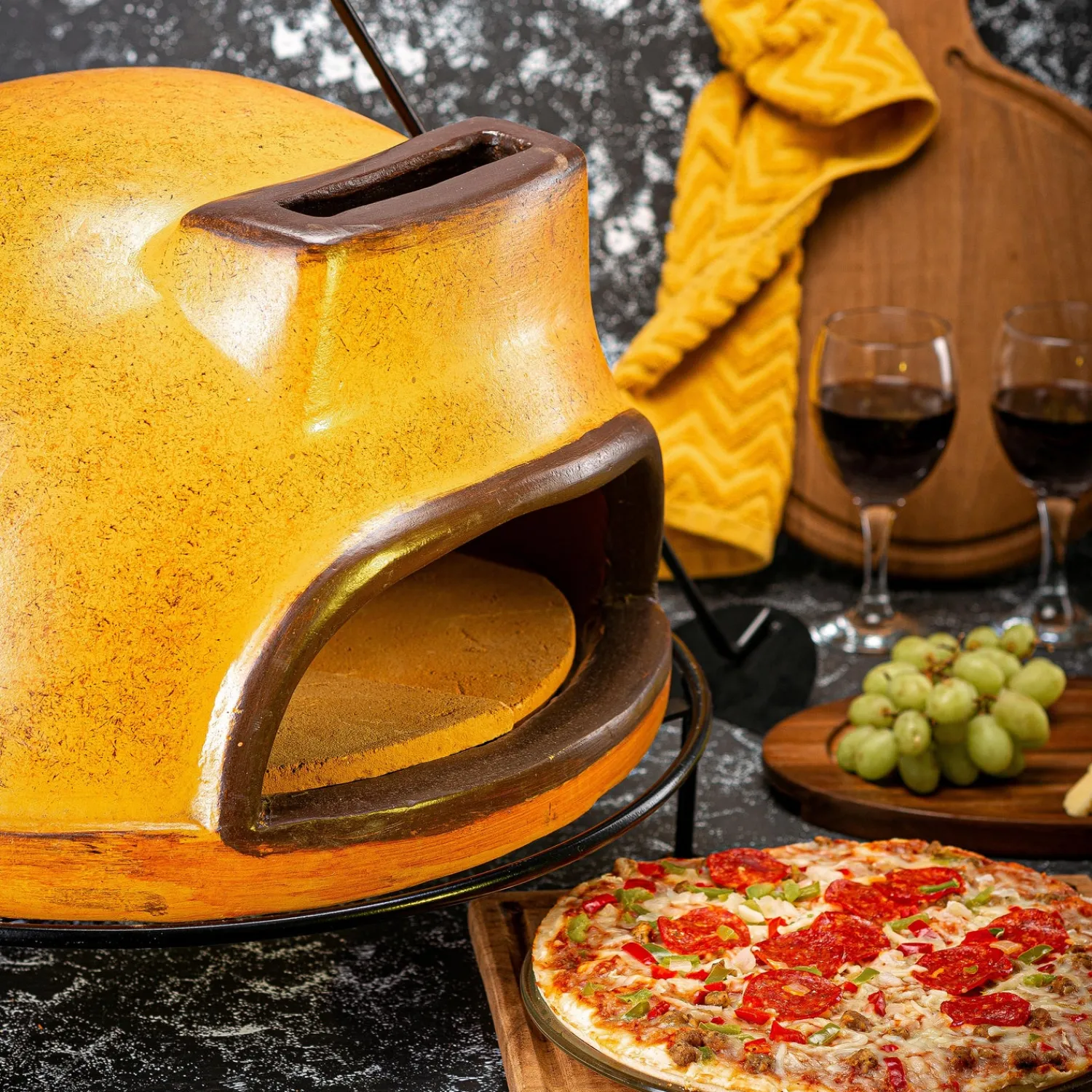 Plow & Hearth Pizza Ovens>Talavera Florencia Pizza Oven