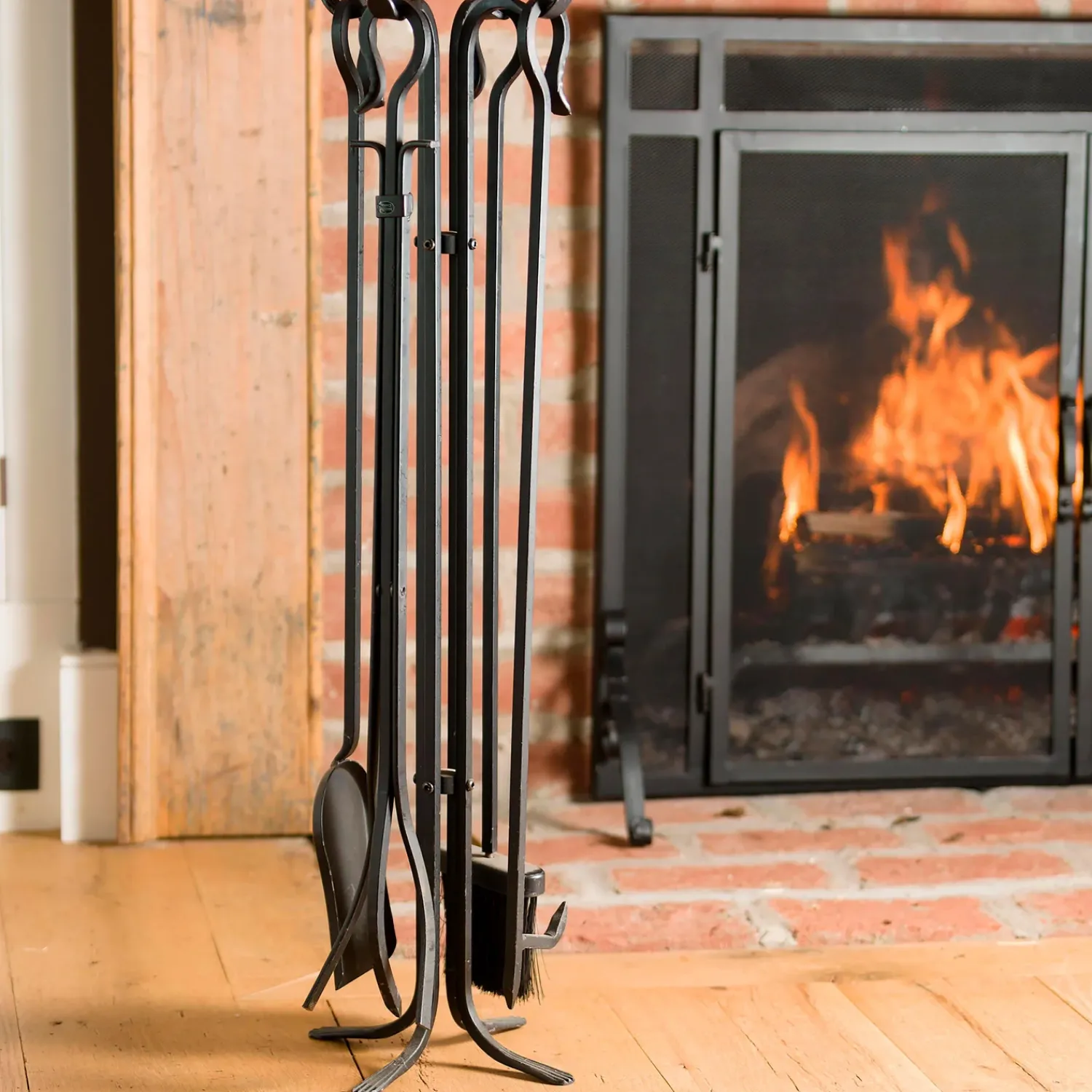 Plow & Hearth Fireplace Tool Sets>Tall Fireplace Tool Set Black