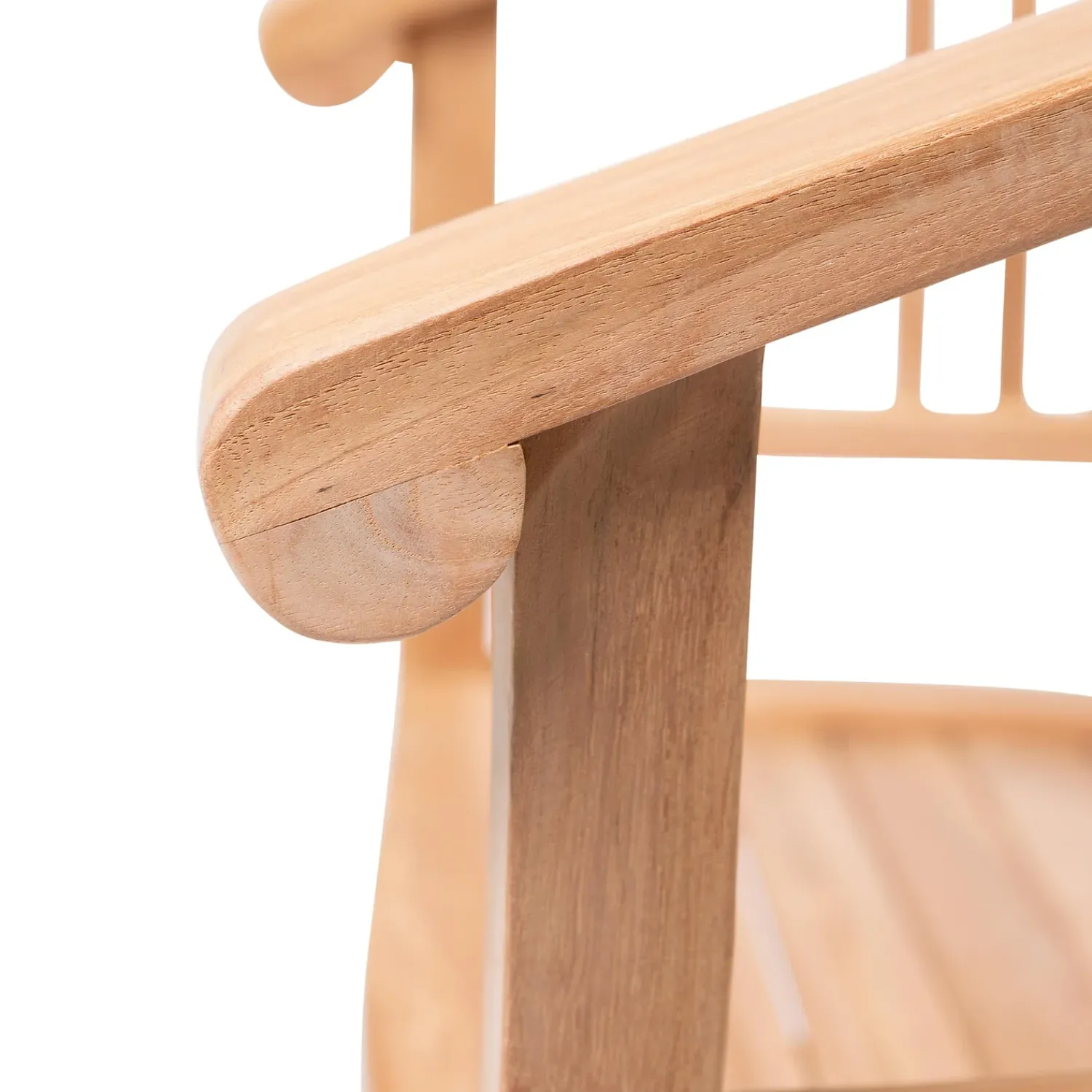 Plow & Hearth Outdoor Dining Sets>Teak Manhattan Tub Chair