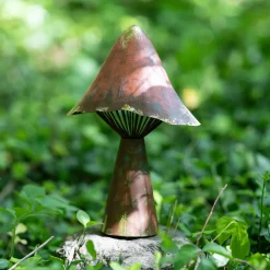 Plow & Hearth Garden Statues>Terra Cotta Metal Mushroom Garden Statue