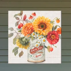 Plow & Hearth Outdoor Wall Art|Wall Art>Thankful Heart Indoor/Outdoor Canvas Wall Art