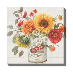 Plow & Hearth Outdoor Wall Art|Wall Art>Thankful Heart Indoor/Outdoor Canvas Wall Art